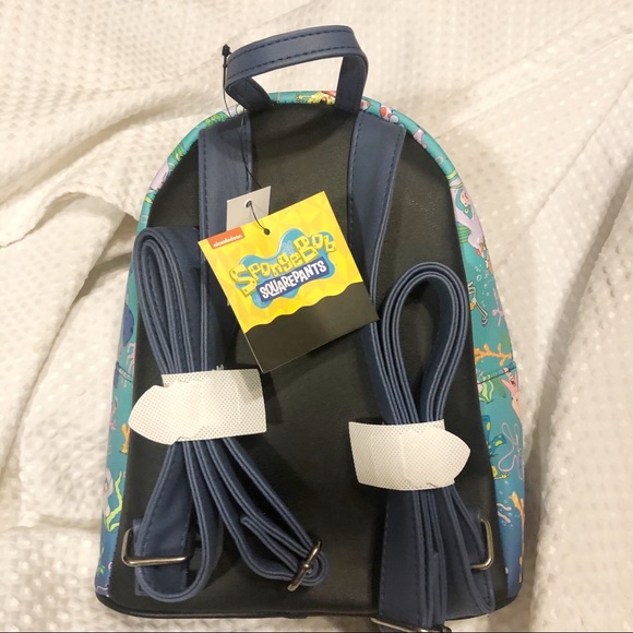 🎉FREE SHIP🎉Loungefly Sponge Bob under the sea backpack - Picture 4 of 7